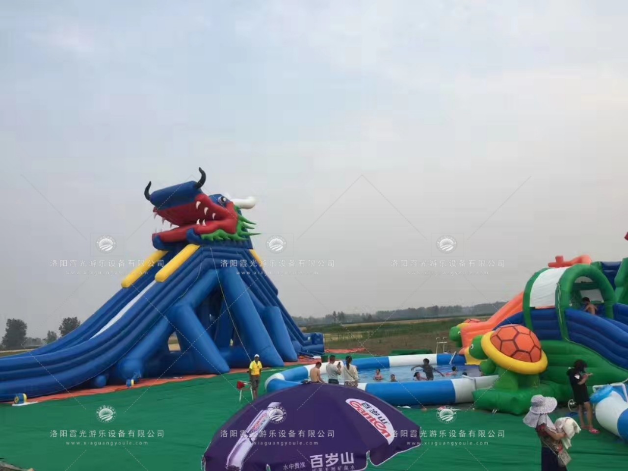 北屯龙头水滑梯